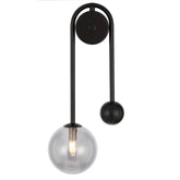 Felton Arm Wall Light Black
